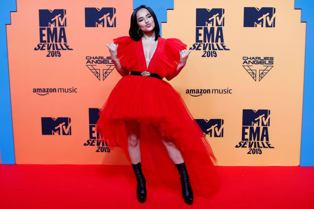 EMA MTV alfombra roja