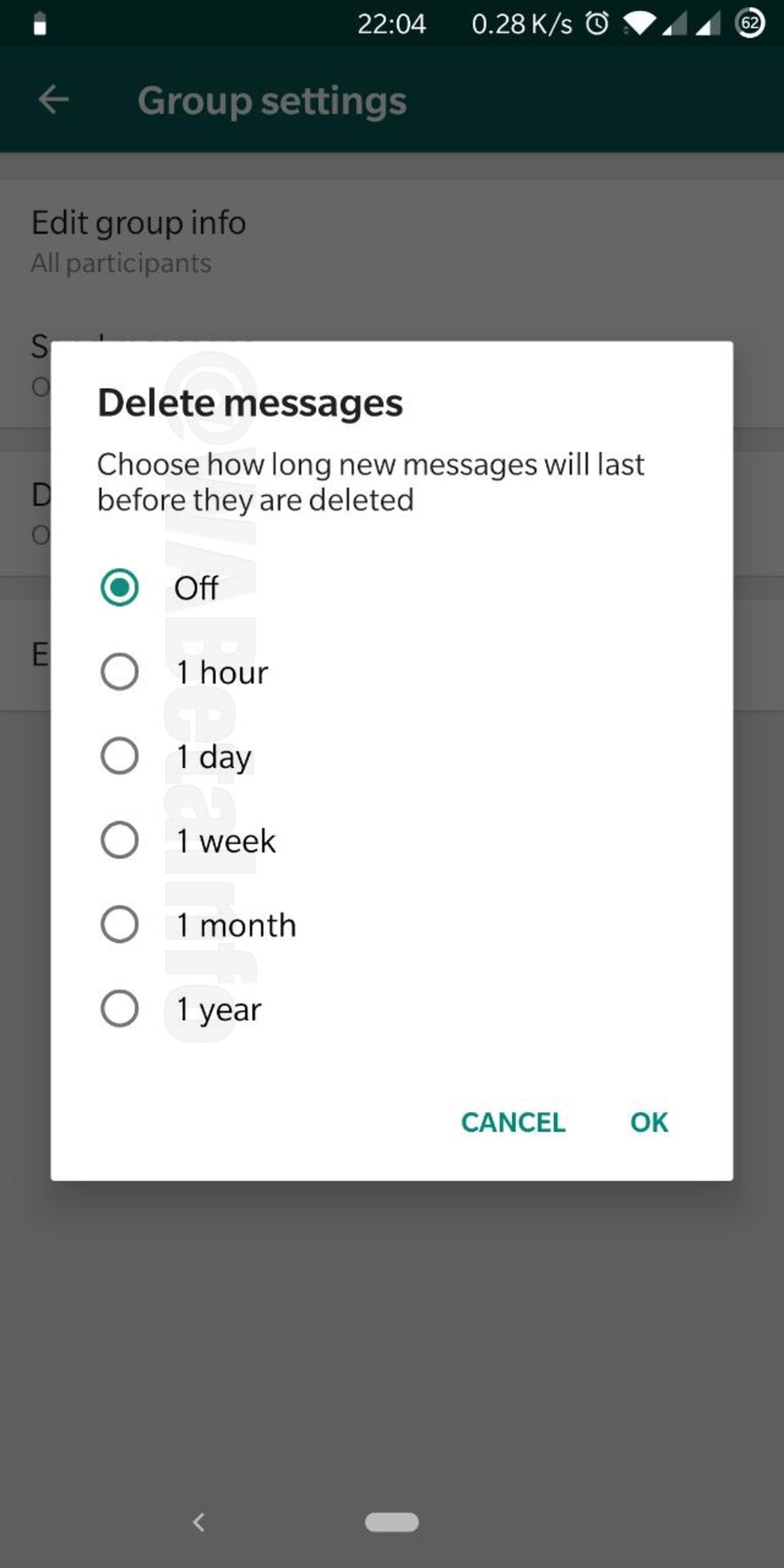WhatsApp eliminar mensajes