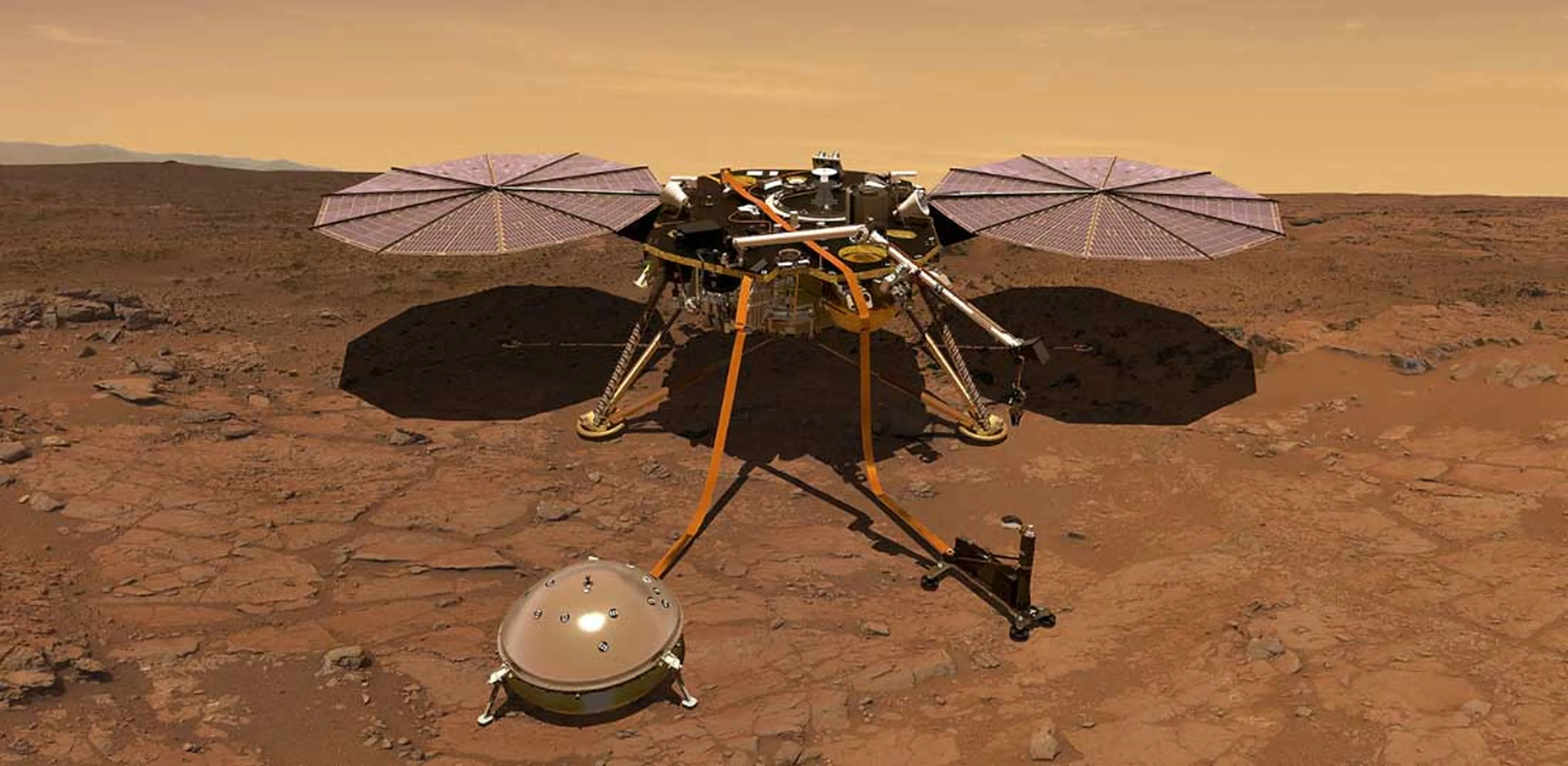 Marte viento NASA