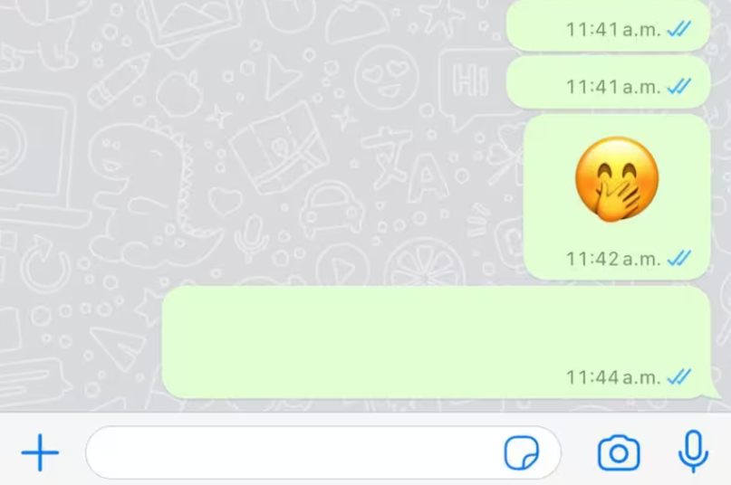 Mensajes invisibles WhatsApp Aplicación