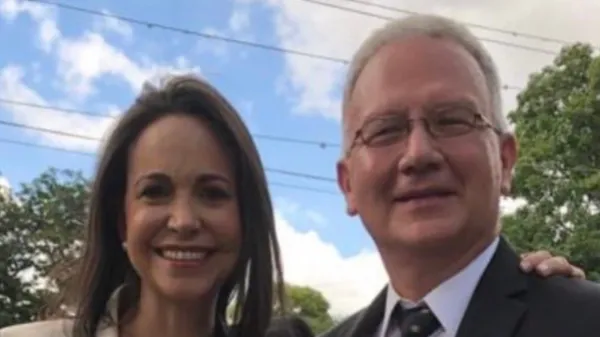 María Corina Machado y Perkins Rocha