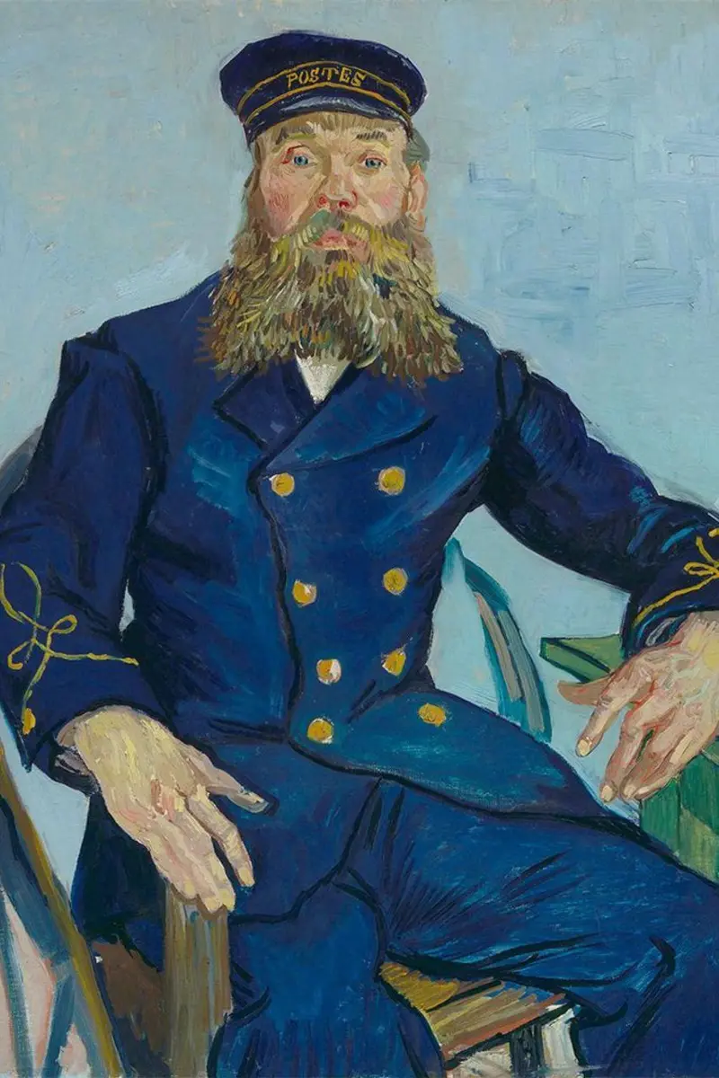 El cartero de Van Gogh, Joseph Roulin, 1888. Roulin era un íntimo amigo y leal aliado del artista. Cortesía del Museo de Bellas Artes de Boston