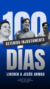 La pareja del opositor venezolano Jesús Armas denuncia 100 días de detención arbitraria