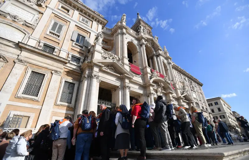 El papa Francisco eligió la Basílica de Santa María la Mayor para ser enterrado. EPA