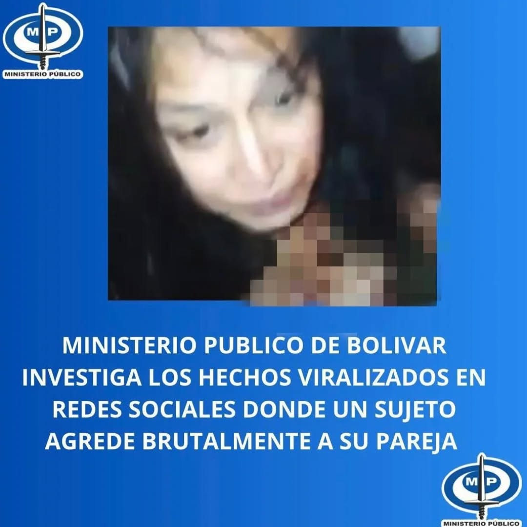 agresión mujer Bolívar