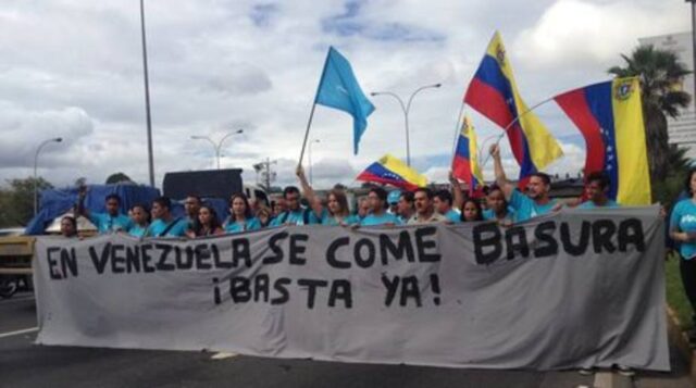 Vente Venezuela exigió la salida de Maduro en la Francisco Fajardo