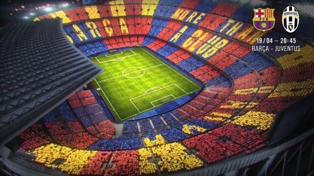 Barcelona presentó mosaico para buscar remontada ante Juventus
