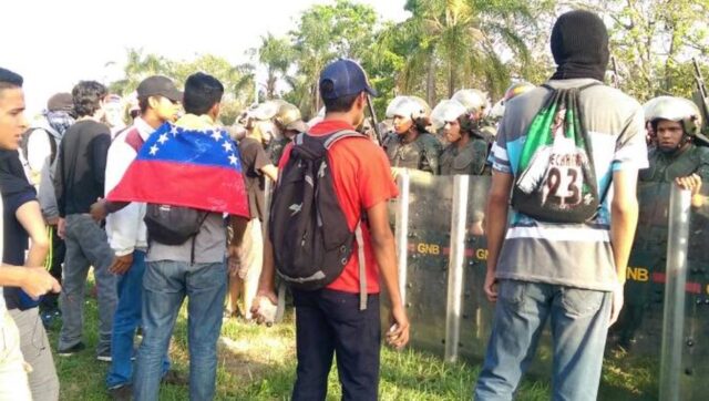 Protesta en Barquisimeto fue reprimida por la GNB