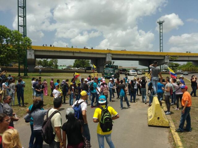 Protestan en Maturín contra de sentencias del TSJ
