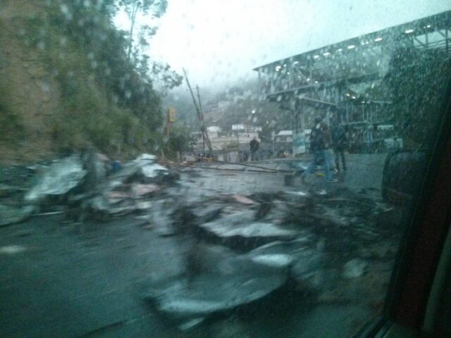 Cerrada la Panamericana en tres sectores