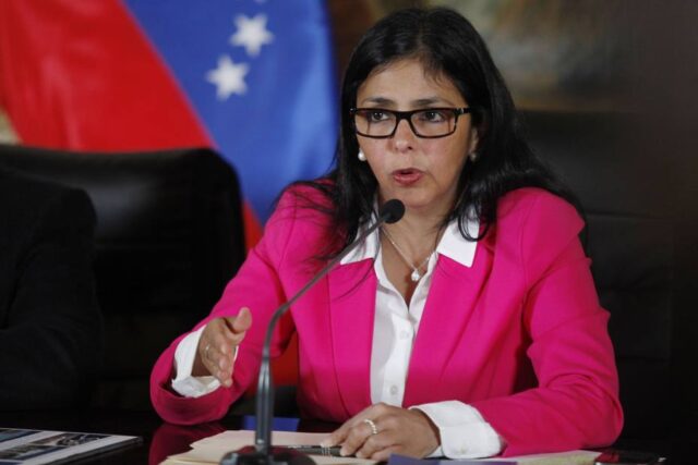 Delcy Rodríguez exigió respeto al senador estadounidense Marco Rubio