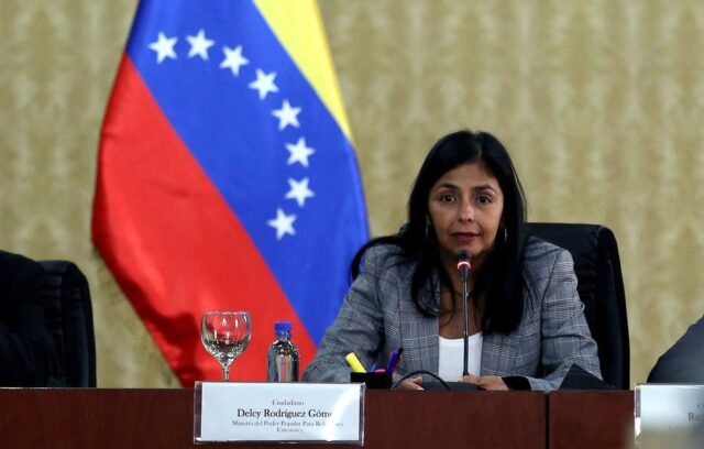 Delcy Rodríguez repudió las declaraciones de Videgaray sobre Venezuela