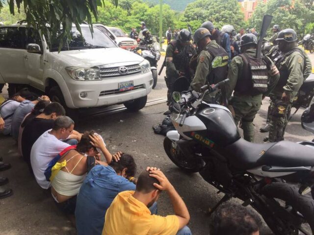Siguen las violaciones de DD HH por parte de la GNB en manifestaciones
