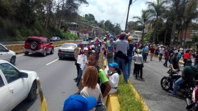 "Gran Plantón" fue dispersado en San Antonio de Los Altos
