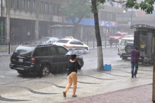 Las lluvias del martes entre las más intensas registradas en un mes de agosto