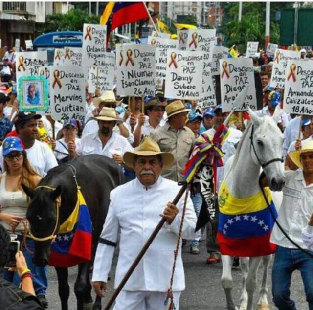 Llaneros salieron en caravana al "Plantón" en Portuguesa