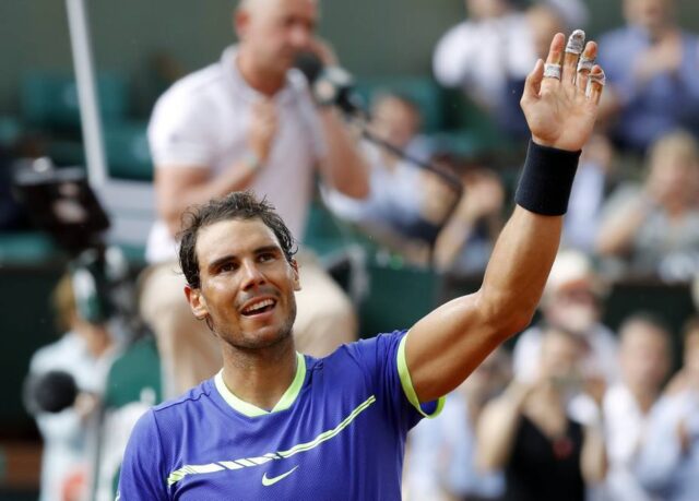 Nadal alcanzó récord tras pasar de ronda en el Roland Garros