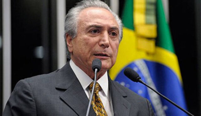 Michel Temer se recupera tras una cirugía en la próstata