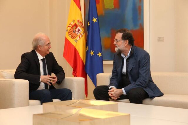 Ledezma pidió a Rajoy encabezar búsqueda de un canal humanitario