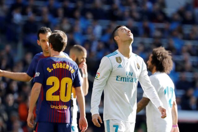 El fallo de Cristiano en el Clásico que se hizo viral en redes sociales