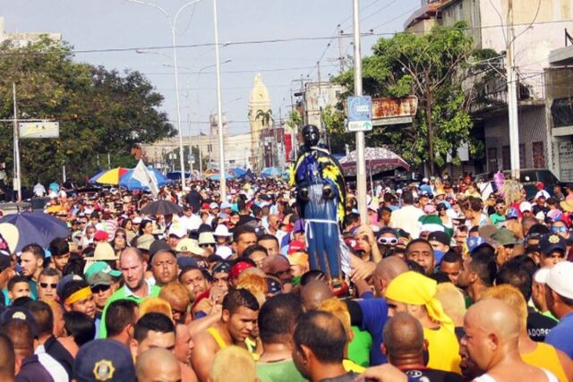 Al ritmo de los chimbangueles zulianos celebraron el día de San Benito