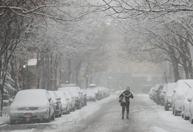 Tormenta de nieve en Nueva York: ¿hasta cuándo durará?