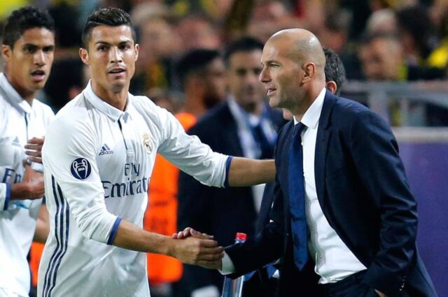 Cristiano Ronaldo a Zidane: "Siento orgullo de haber sido tu jugador"