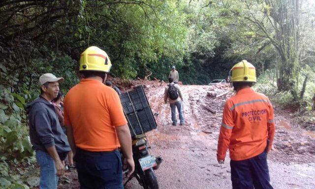 Ocho aldeas están incomunicadas en Táchira tras fuertes lluvias