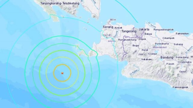 Sismo de magnitud 6,8 sacudió las islas de Java y Sumatra en Indonesia