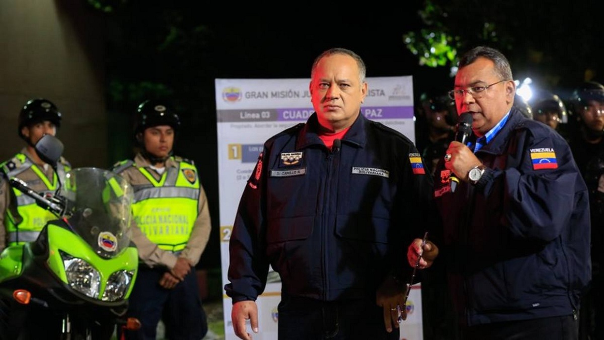Diosdado Cabello y Néstor Reverol