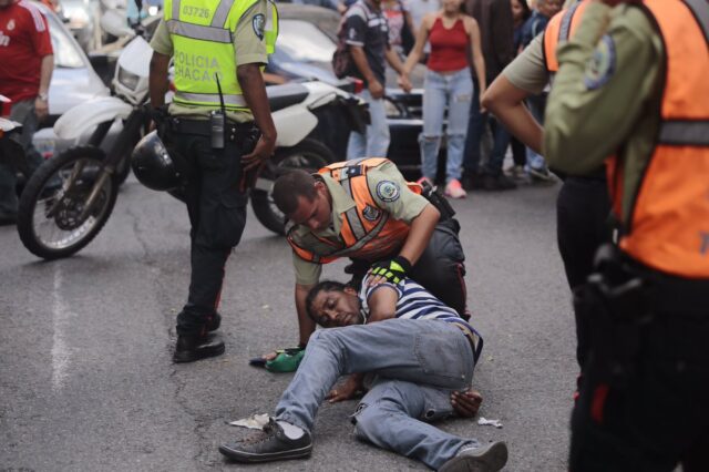 Se registró un arrollamiento en Chacao tras apagón