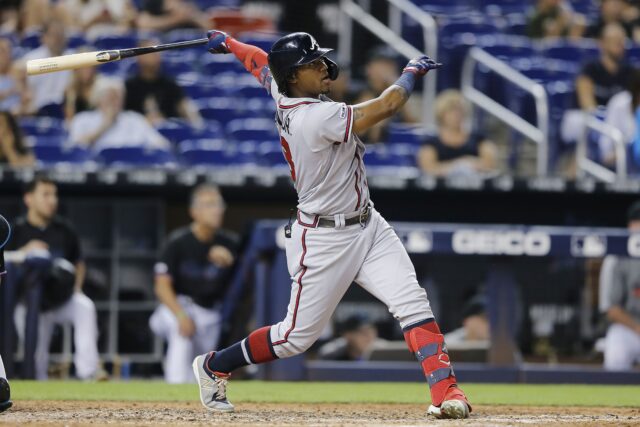 Acuña despachó el jonrón 33 de la campaña