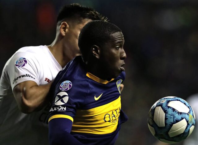Jan Hurtado volvió a ser titular con el Boca en la Superliga
