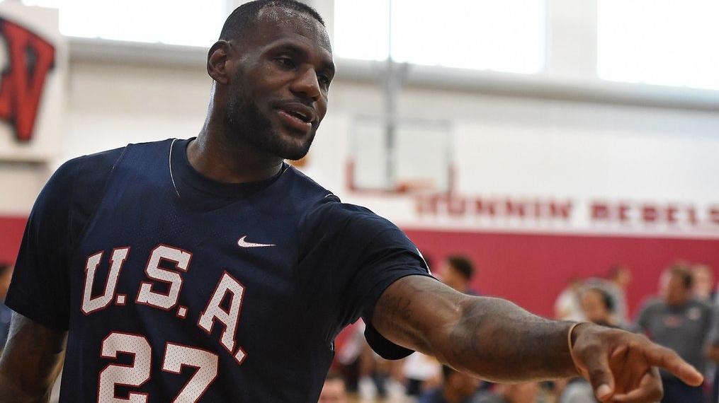 Lebron James USA- AFP