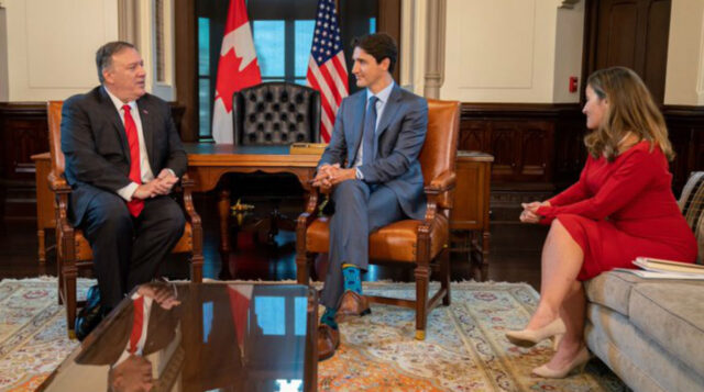 Vecchio agradece el apoyo de Canadá y de EE UU para salir del régimen