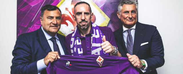 Franck Ribéry firma por dos años con la Fiorentina