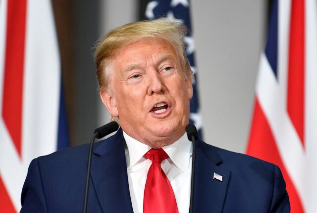 Trump defendió su política con China y exaltó la economía de su país