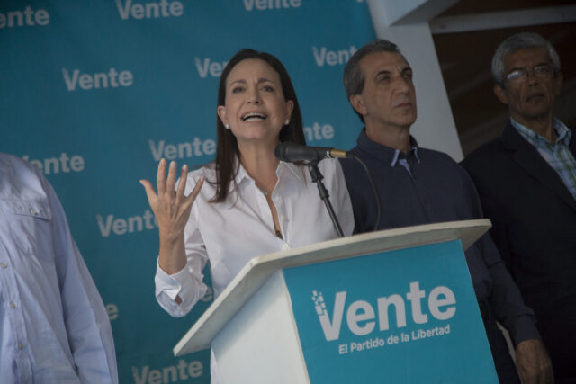 Machado: García representa el coraje y la dignidad de los venezolanos