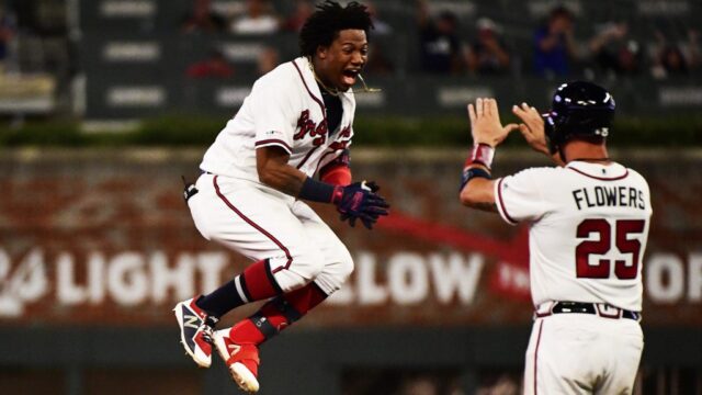 Acuña volvió a castigar a los Marlins