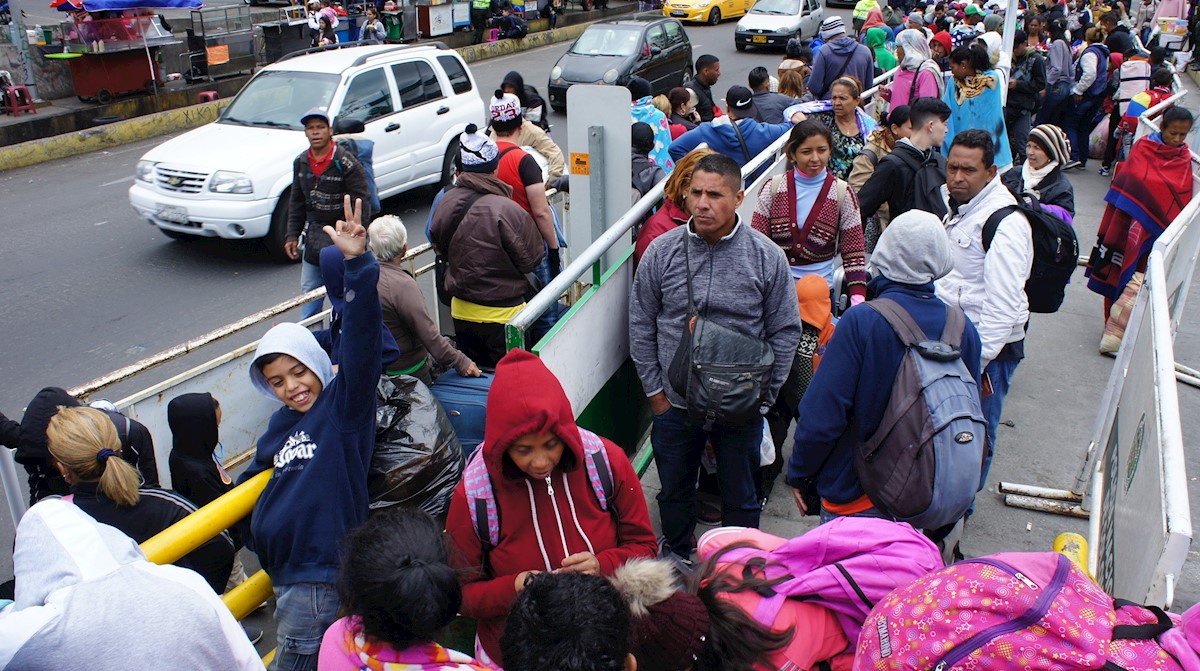 Venezolanos en Ecuador