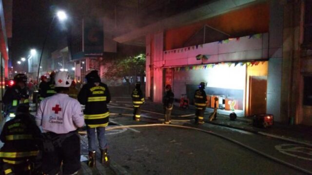 Al menos 130 personas resultaron afectadas por un incendio en  Armenia