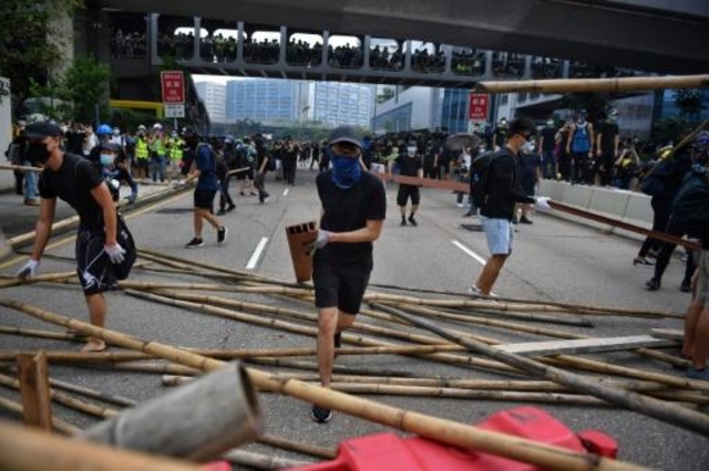 enfrentamientos en Hong Kong