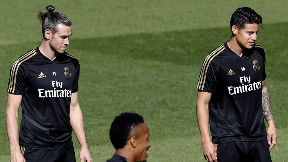 Entrenamiento del Real Madrid en Valdebebas