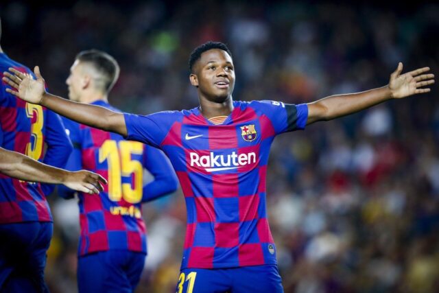 Negocian que Ansu Fati pueda jugar el clásico contra Real Madrid
