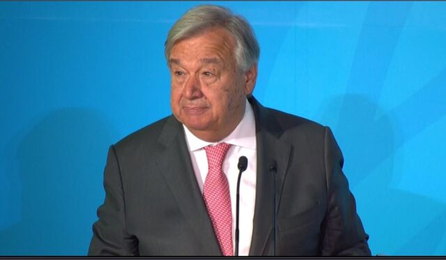 António Guterres en la cumbre del clima: "Nos estamos quedando sin tiempo"