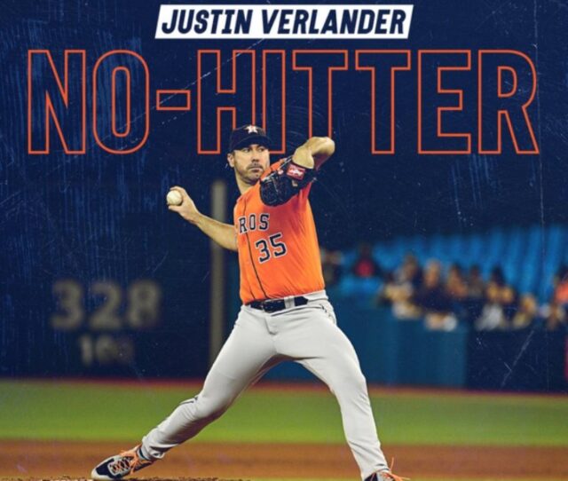 Justin Verlander lanzó no hit no run contra Azulejos de Toronto