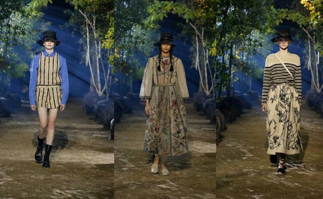 Dior se funde con la naturaleza en la Semana de la Moda de París