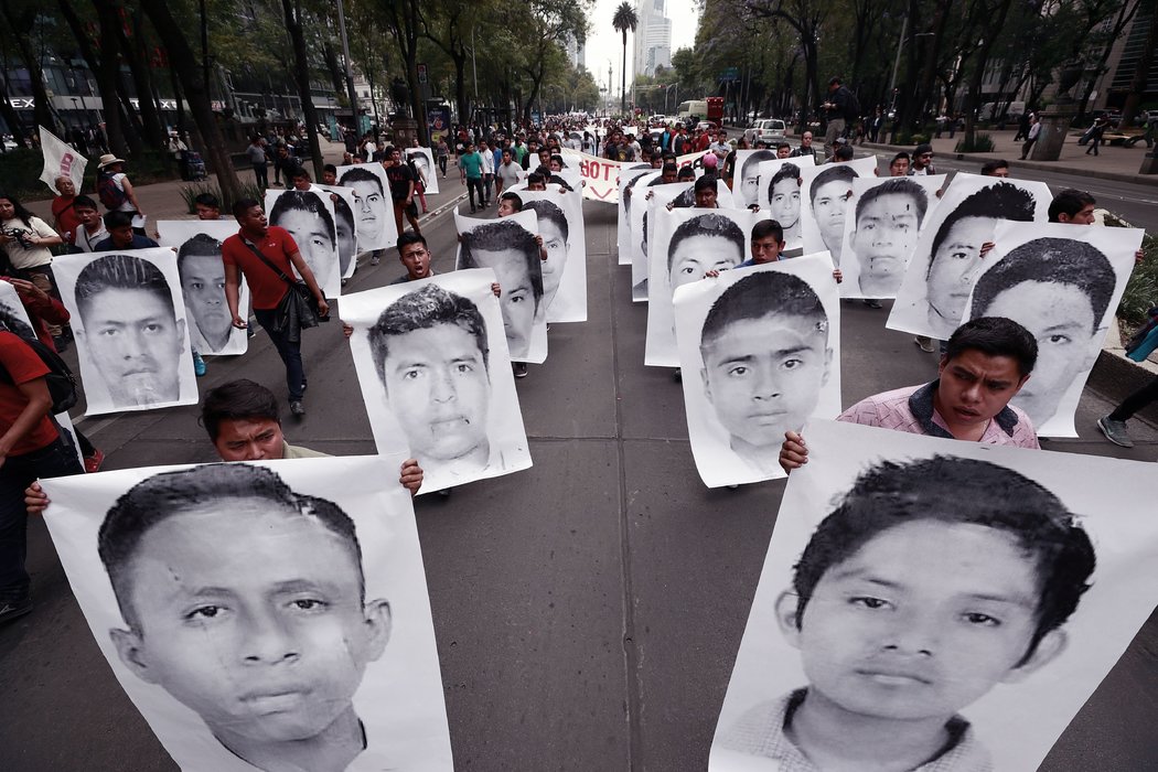 Estudiantes de Ayotzinapa