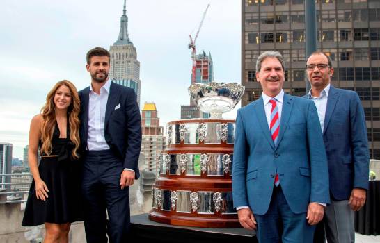 Piqué y Shakira hablaron sobre la Copa Davis en Nueva York