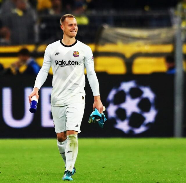 Ter Stegen cree que el Barcelona hizo un gran partido contra el Dortmund